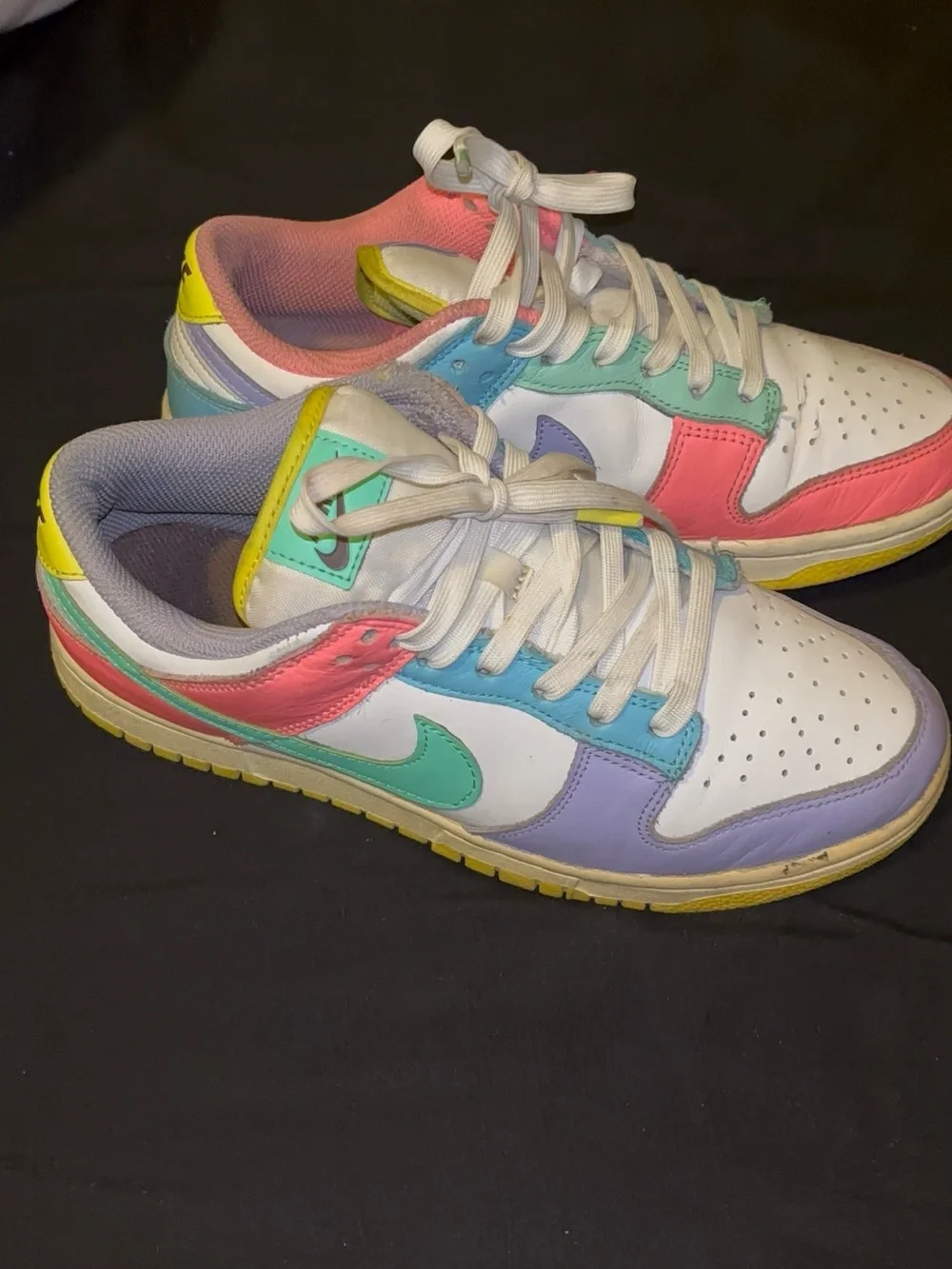 Nike Candy Dunk Low — White, Pink, Mint, Lavender, Yellow